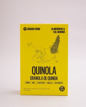 Granola de quinoa  almendras y sal